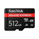 Cartão de Memória Micro SD SanDisk Express 512GB A1 U3 SDSQXFN-512G-GN4NN 5.3K UHD Leitura 170MB-s Gravação 90MB-s Classe 10 Cartão de Memória Micro SD SanDisk Express 512GB A1 U3 SDSQXFN-512G-GN4NN 5.3K UHD Leitura 170MB-s Gravação 90MB-s Classe 10