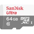 Cartão de Memória Micro SD Sandisk Ultra 100 MB/s C10 64GB (SDSQUNR-064G-GN3MA) Cartão de Memória Micro SD Sandisk Ultra 100 MB/s C10 64GB (SDSQUNR-064G-GN3MA)