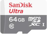 Cartão de Memória Micro SDXC Ultra Sandisk 64GB 100MB/s 2X1 Cartão de Memória Micro SDXC Ultra Sandisk 64GB 100MB/s 2X1