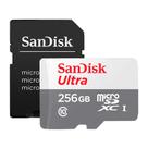 Cartão de Memória MicroSDXC 256GB Sandisk Ultra Classe 10 100MBs