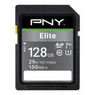Cartão de memória PNY Elite 128GB Classe 10 U1 V10 SDXC 100MB/s