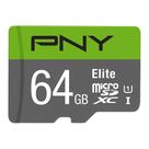Cartão de memória PNY Elite microSDXC 64GB Classe 10 U1 - 100MB/s