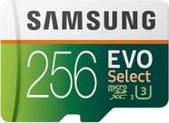 Cartão de memória SAMSUNG EVO Select 256GB microSDXC UHS-I U3 Cartão de memória SAMSUNG EVO Select 256GB microSDXC UHS-I U3