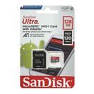 Cartao De Memoria SanDisk, 128GB, MicroSD Classe 10, 120MB s Ultra - SDSQUNS-128G-GN3MA Cartao De Memoria SanDisk, 128GB, MicroSD Classe 10, 120MB s Ultra - SDSQUNS-128G-GN3MA