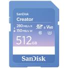 Cartão de memória SanDisk Creator SD UHS-II 512GB V60