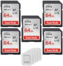 Cartão de Memória Sandisk Ultra 64GB SDXC 140MB/s Classe 10