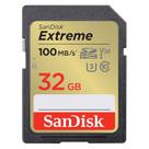 Cartao de Memoria SD Sandisk Extreme U3 / V30 / 32GB / 100MBS - (SDSDXVT-032G-Gncin)