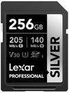 Cartão de memória SDXC Lexar Professional Silver 256GB UHS-I C10 U3 Cartão de memória SDXC Lexar Professional Silver 256GB UHS-I C10 U3