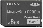 Cartão de Memória Sony Memory Stick PRO Duo 8GB