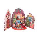 Cartão De Natal 3D Com Árvore De Natal E Gato, Com Envelope, Cartão Pop-Up Para Festas De Fim De Ano