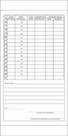 Cartão de ponto Horario ficha horário de trabalho externo pacote 100 folhas Cartão de ponto Horario ficha horário de trabalho externo pacote 100 folhas