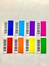 cartão de pvc Colorido com código de barras - 100un