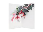 Cartão de Saudação UWP Luxe Hiromi Takeda Fúcsia 10 x 18 cm