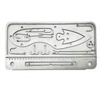 Cartão De Sobrevivência Multifunções Portátil Pesca Camping Cartão De Sobrevivência Multifunções Portátil Pesca Camping