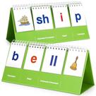 Cartão Flash Phonics Aizweb CVCC e CCVC Word Builder Toy