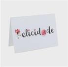 Cartão Floriografia Felicidade