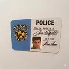 Cartão Id Chris Redfield Resident Evil S.T.A.R.S Raccoon PVC Cosplay