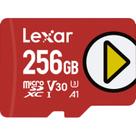 Cartão memória lexar micro sd xc 256gb 205mb/s uhs-i v30 play lmsplay256g-bnsnu