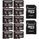Cartão Micro SD Gigastone 16GB (10 Unidades) - 85 MB/s - Ideal para Vídeos FHD
