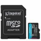 Cartão Micro Sd Kingston 64gb Canvas Go Plus 200mb/s U3 V30 A2