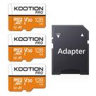 Cartão Micro SD KOOTION 128GB UHS-I microSDXC com Adaptador - Pacote com 3 Unidades