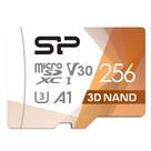 Cartão Micro SD Silicon Power 256GB U3 SDXC com adaptador