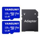 Cartão Micro SD Vansuny 128GB, pacote com 2 microSDXC com adaptador SD