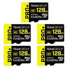 Cartão Micro SDXC TEAMGROUP A2 Pro Plus 128 GB x 5 pacotes