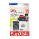 Cartão microSD SanDisk Ultra 32GB UHS-I com adaptador - prata