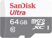 Cartão microSDXC Sandisk UHS-I Ultra 64GB - 100MB/s Cartão microSDXC Sandisk UHS-I Ultra 64GB - 100MB/s