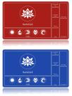 Cartão Playmat EDGFRTOIO costurado com zonas mágicas de 60 x 35 cm, pacote com 2 Cartão Playmat EDGFRTOIO costurado com zonas mágicas de 60 x 35 cm, pacote com 2