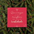 Cartão Postal Tema Natal - 9x8 cm - Kit com 36 unidades