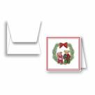 Cartão Presente de Natal Família Urso para Irmãos