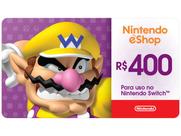 Cartão Presente Digital Nintendo R$ 400,00 Ecash Brazil