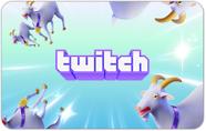 Cartão Presente Digital Twitch GOATed 25 Cartão Presente Digital Twitch GOATed 25