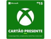 Cartão Presente Digital Xbox R$ 15,00