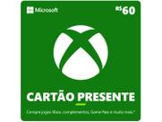 Cartão Presente Digital Xbox R$ 60,00 Microsoft