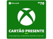 Cartão Presente Digital Xbox R$ 70,00 Microsoft