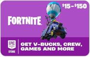 Cartão Presente Fortnite - 25 USD Cartão Presente Fortnite - 25 USD