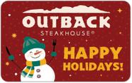Cartão Presente Outback Steakhouse Cartão Presente Outback Steakhouse