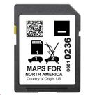 Cartão SD de navegação GPS 2023 Mapa dos EUA para Cadilia Chevry Buic