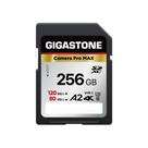 Cartão SD Gigastone 256GB 4K Camera Pro MAX A2 Cartão de memória SDXC