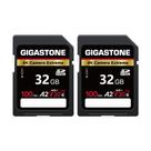 Cartão SD Gigastone 32GB, pacote com 2 câmeras 4K Extreme A2 V30