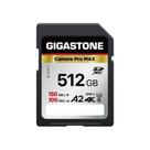 Cartão SD Gigastone 512GB 4K Camera Pro MAX A2 Cartão de memória SDXC