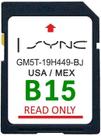 Cartão SD GPS de navegação JXTVANCL 2024 para Ford/Lincoln