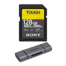 Cartão SD Sony 128GB UHS-II Tough G-Series com Leitor de Cartão