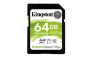 Cartão SDXC Kingston Canvas Select Plus 64GB Classe 10 UHS-I