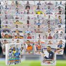 Cartas colecionáveis de futebol Farety 55 únicas prateadas