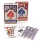 Cartas de baralho Bicycle Standard Index 4 baralhos vermelho e azul