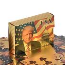 Cartas de baralho blinkee Tremendous Trump Triumph banhadas a ouro 24K